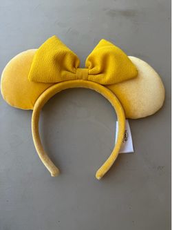 Disney Parks Minnie Saffron Dandelion Ears Headband FALL 2020