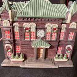 Illuminated Porcelain Town Hall