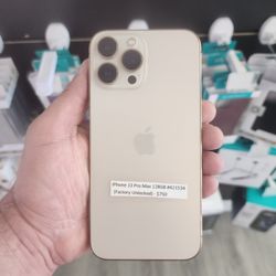 Apple iPhone 13 Pro Max 128GB in Gold (Factory Unlocked/Desbloquiado)