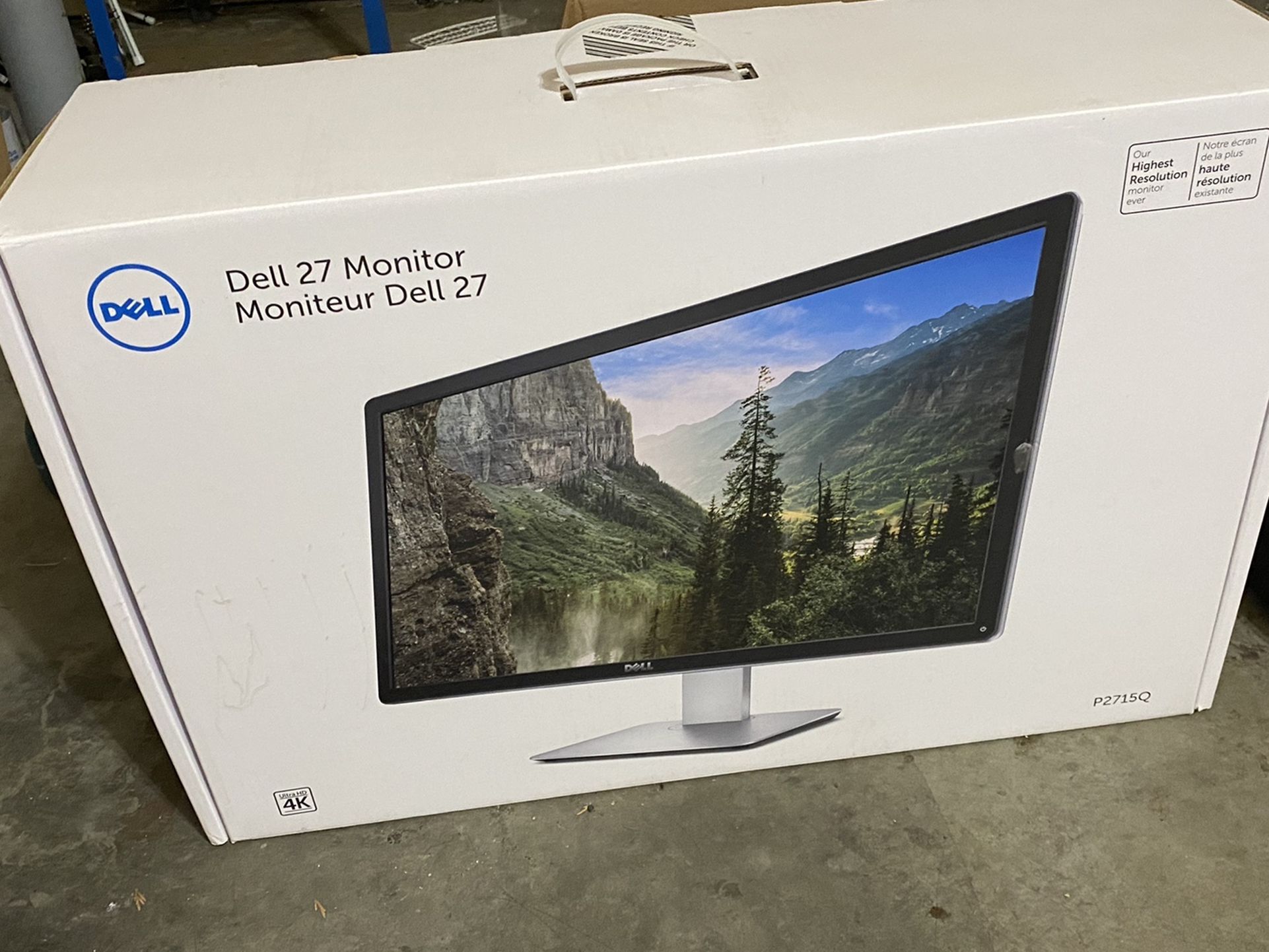 Dell 27 monitor original BOX ONLY, for free