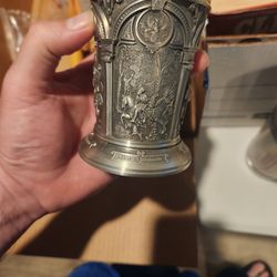 Vintage SKS Zinn 95% Pewter Albrecht Dürer German Tankard Cup