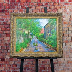 St. Augustine Street Scene by Georgia Nick - Delivery Available 