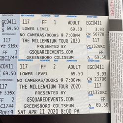 Millennium Tour Tickets!