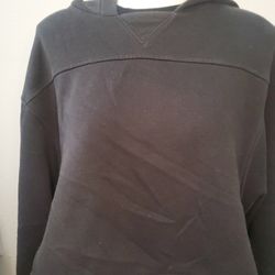 Black Crop Hoodie 