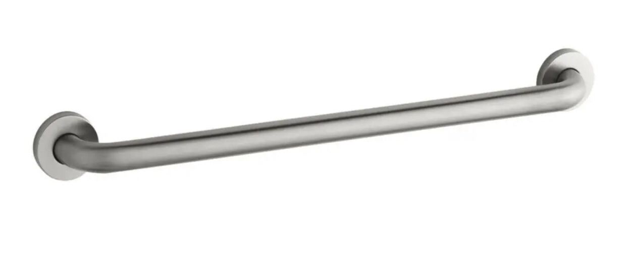 NEW! Kohler Contemporary 24 Inch Bathroom Grab Bar Brushed Stainless Steel (K-14562-BS)