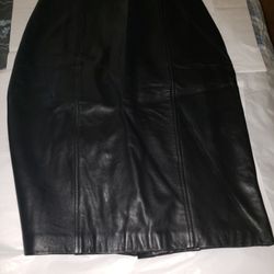 Women's Leather Skirt Elenor P. Brenner