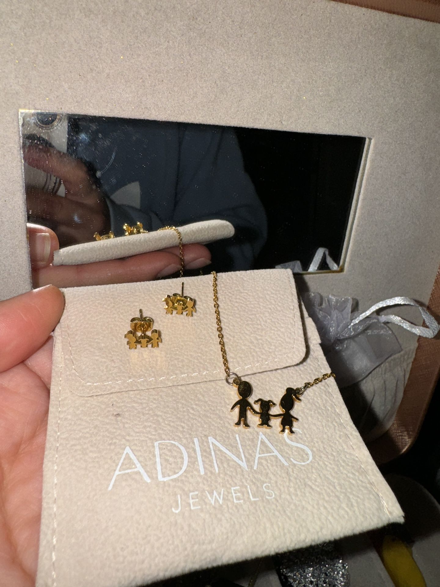 14k Gold Plated Family Set