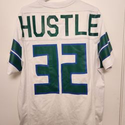 Men's HustleGang 32 Brand Embroidered "HUSTLE" Football Jersey - Size L (SE San Diego)
