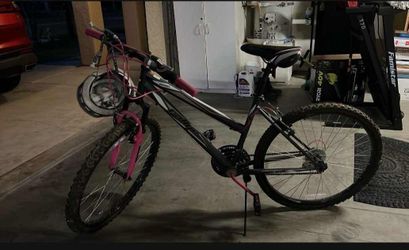 Pink And Black  Bike 