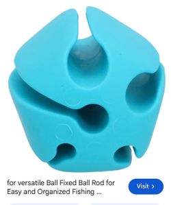 Rod transporting BLUE balls for fishing rods