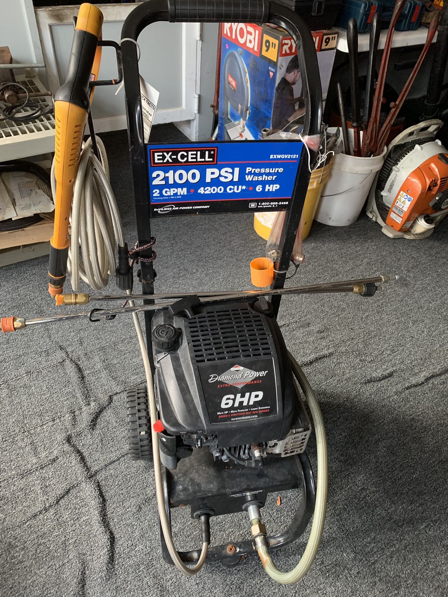 ExCell EXWGV2121 2100 PSI Pressure Washer 6 HP for Sale in Watertown