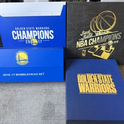 Golden State Warriors Bobble head Sets Lot Of 4 Complete