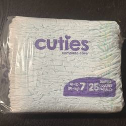 Cuties Diapers Size 7