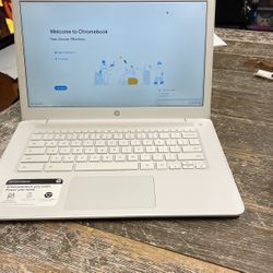 HP Chromebook 14” With Charger $125 