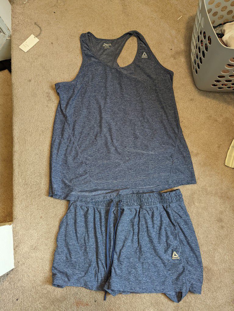 Reebok Shorts And Tank Top Outfit Size Xxl