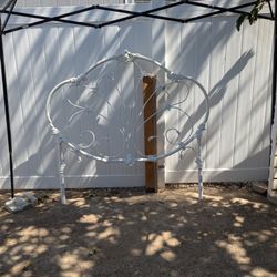 White Queen Headboard 