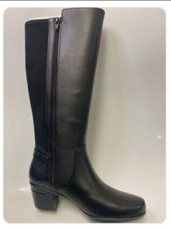 Clarks Black Leather Boots