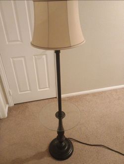 Lamp Glass Table