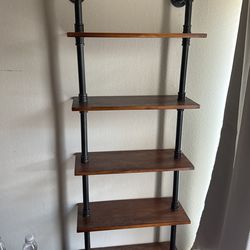 Pipe Shelf 6 Shelves