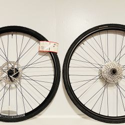 26" Front & Rear Wheel Set SunRims DS2 Disc Brake 9 Speed