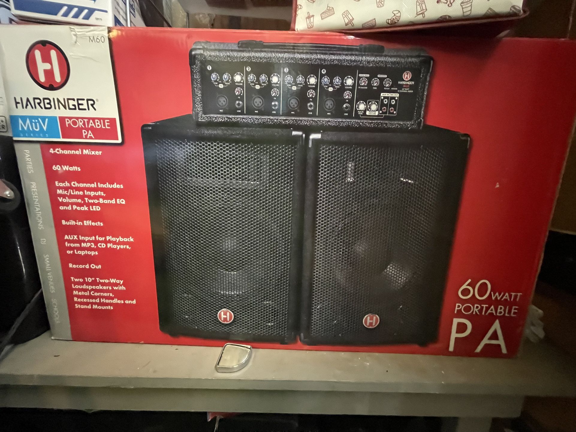 Harbinger PA System 60 Watt