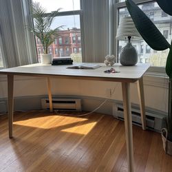 WOODEN IKEA LISABO TABLE