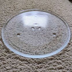 12.5" microwave oven replacement glass turntable rotating tray spinning plate revolving platter