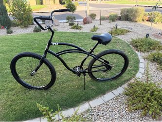Black Beach Cruiser Bike