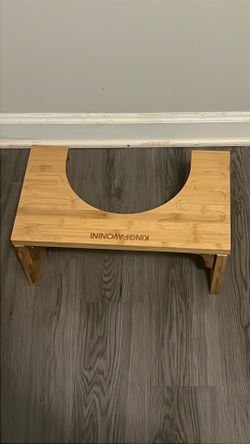 Bamboo Toilet Stool