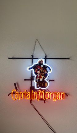 Captain Morgan LED sign