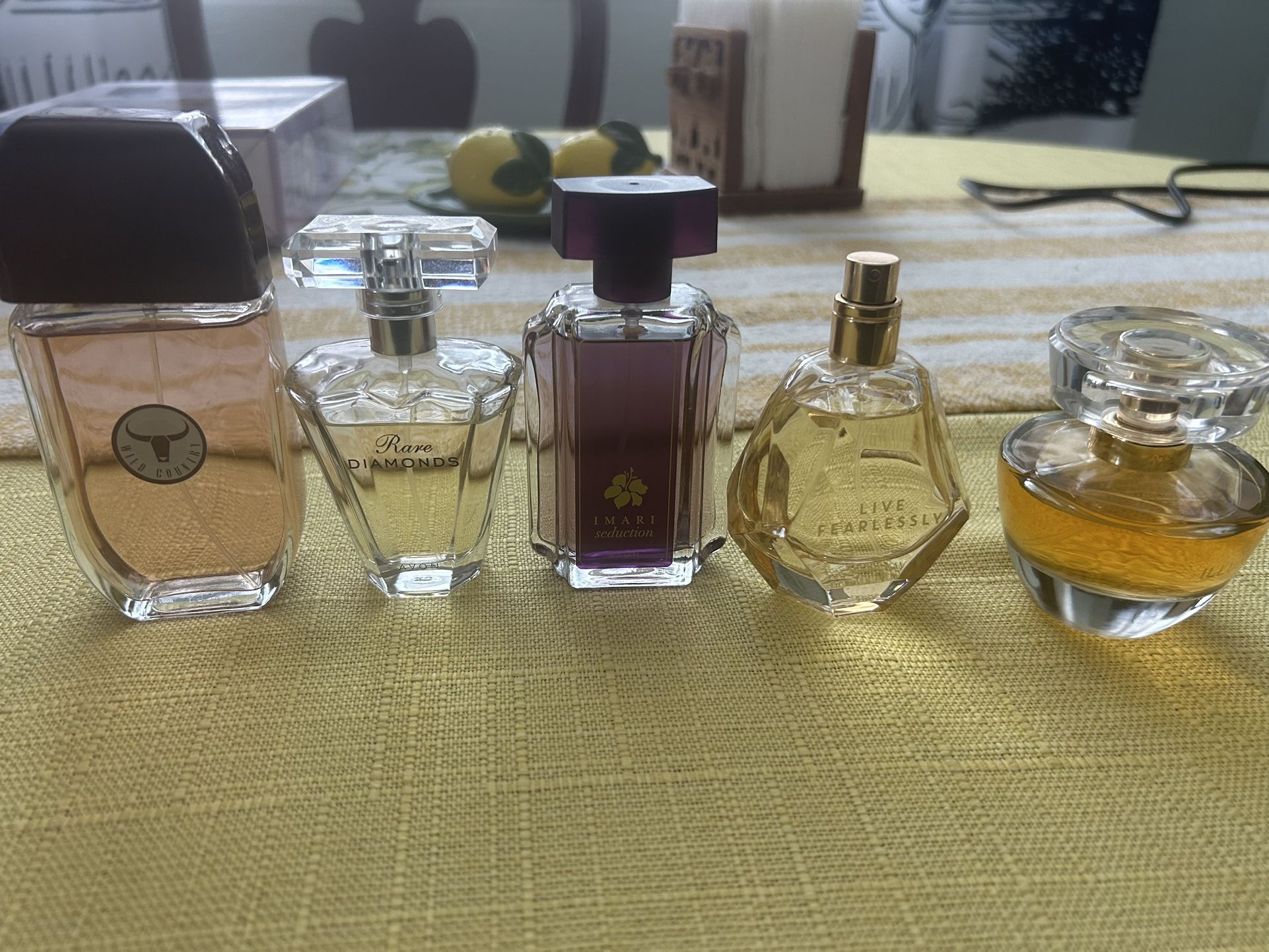 Perfume Bundle – 5 Bottles (Avon, Mary Kay)