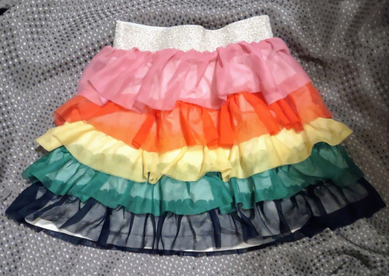 Hanna Andersson Rainbow Tule Skirt
