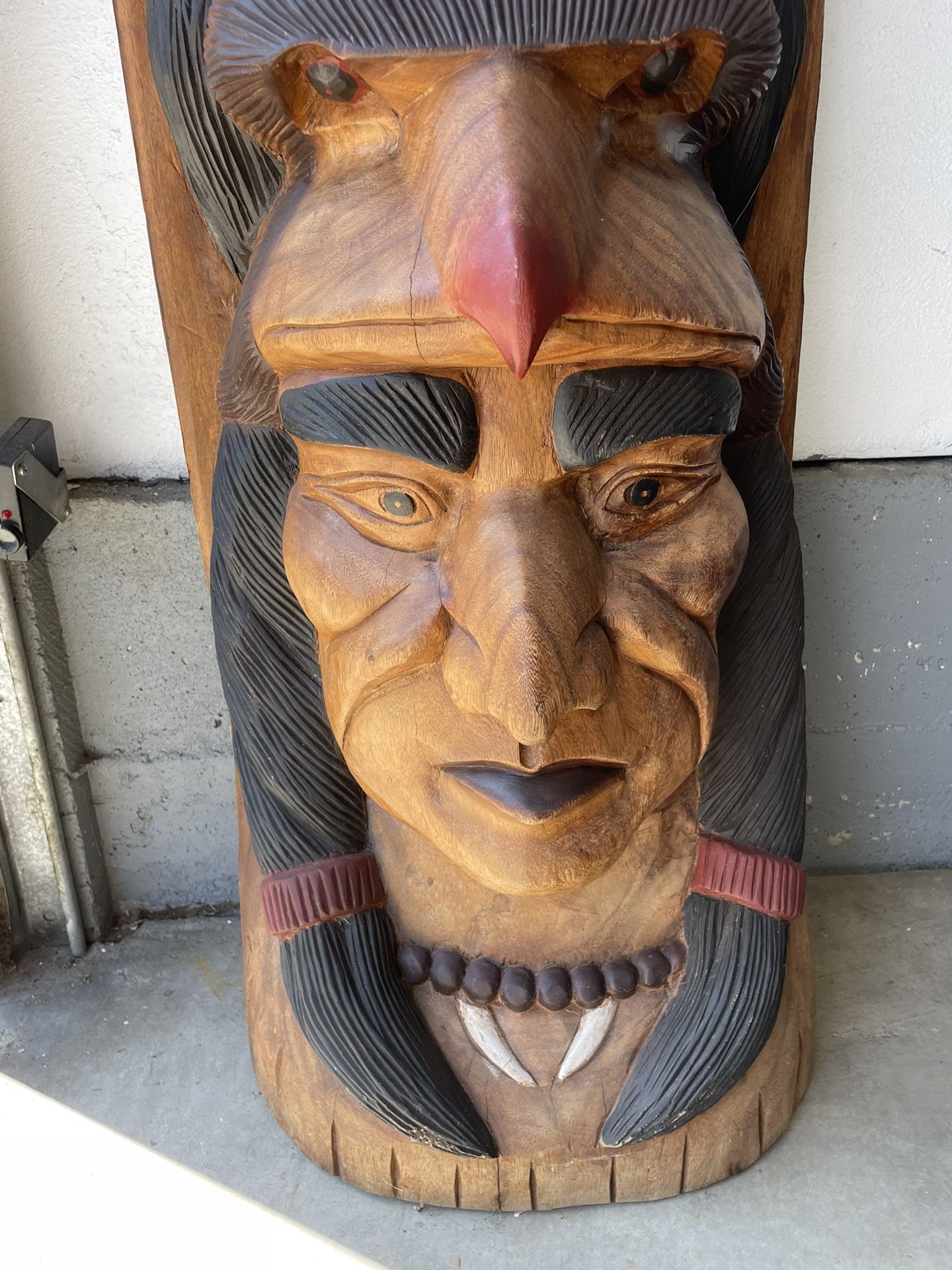 6 Foot Viking inspired Totem Pole