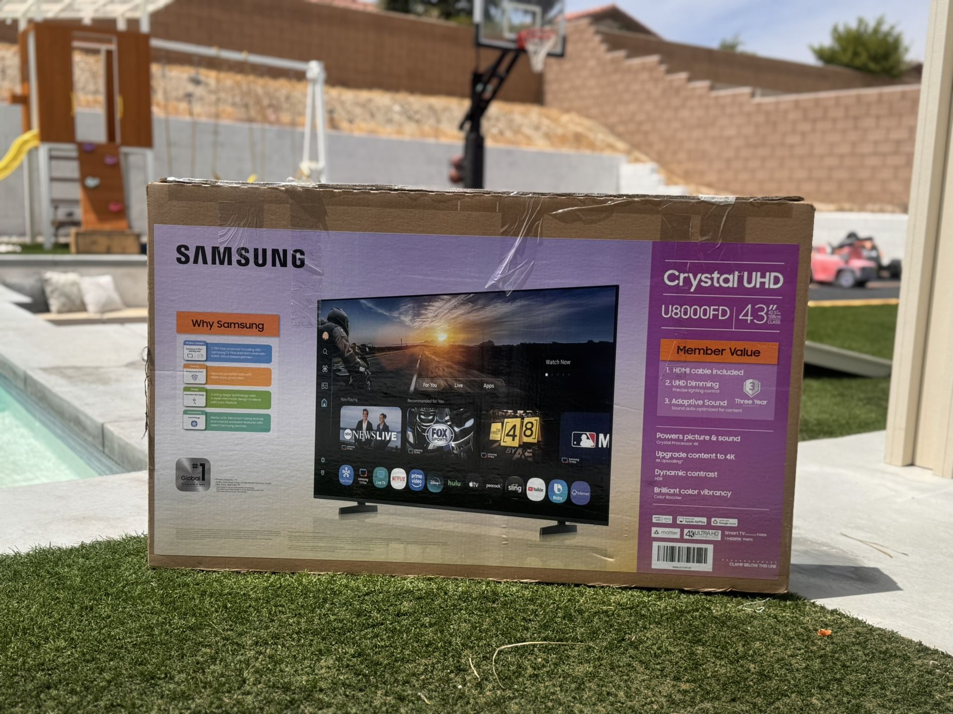 43U8000F 43” Samsung Smart 4k Led Uhd Tv