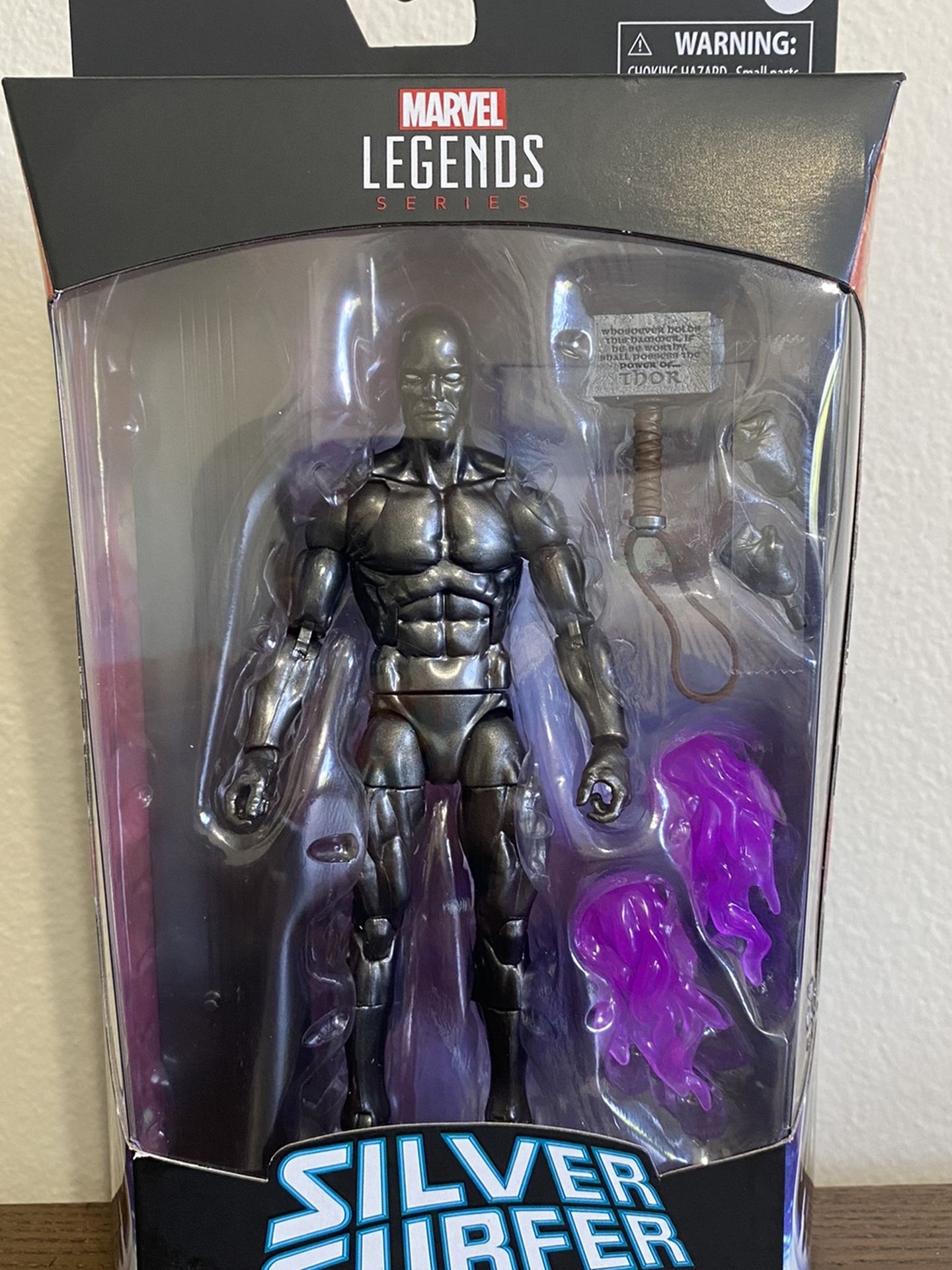 Hasbro Marvel Legends 6" Silver Surfer with Mjolnir 2021 Action Figure Exclusive