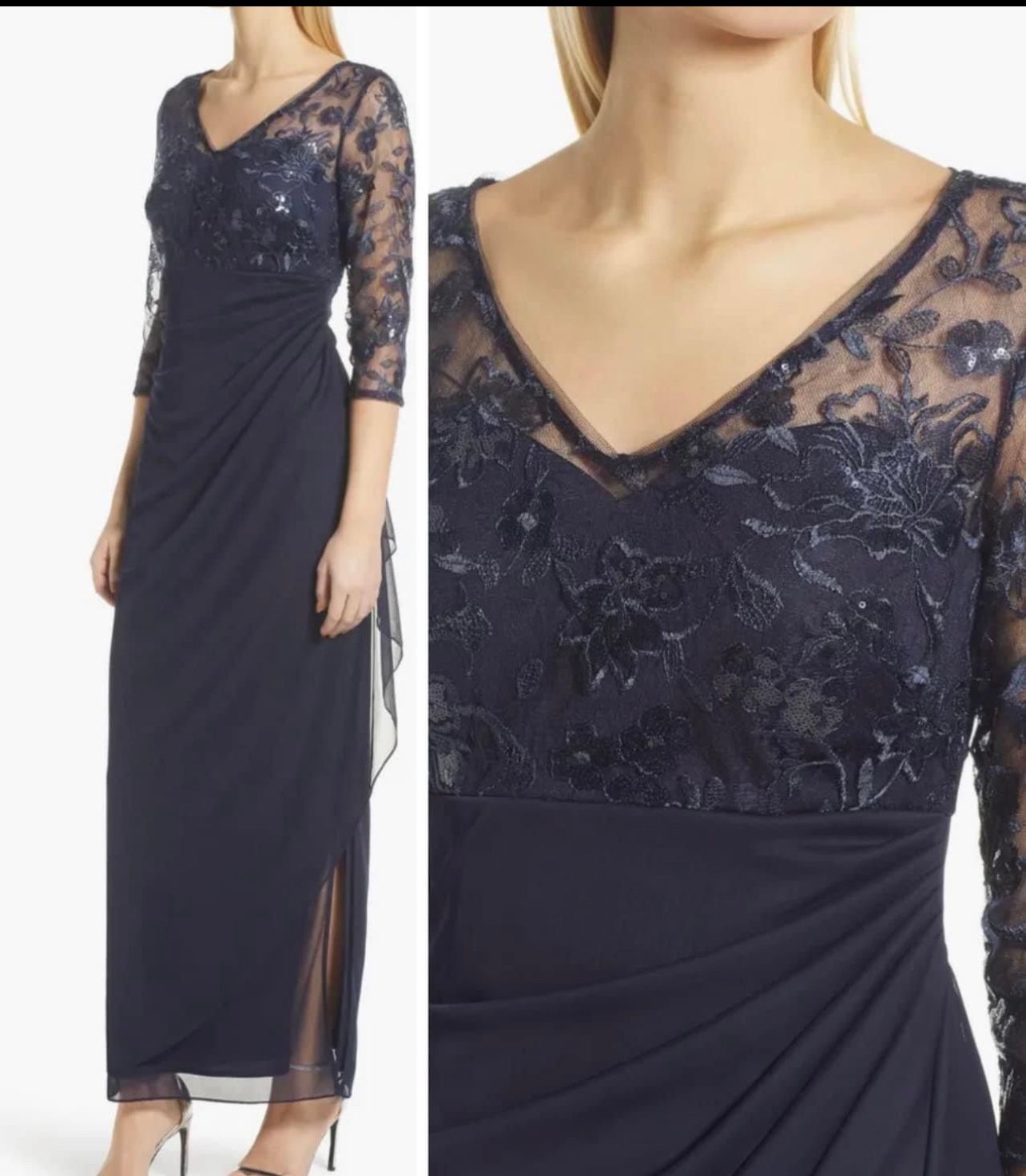 Alex evenings gown NWT