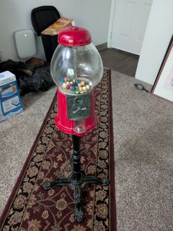 Vintage carousel gumball machine