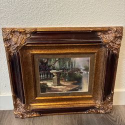 Vintage Thomas kinkade print garden of prayer 8x10 print
