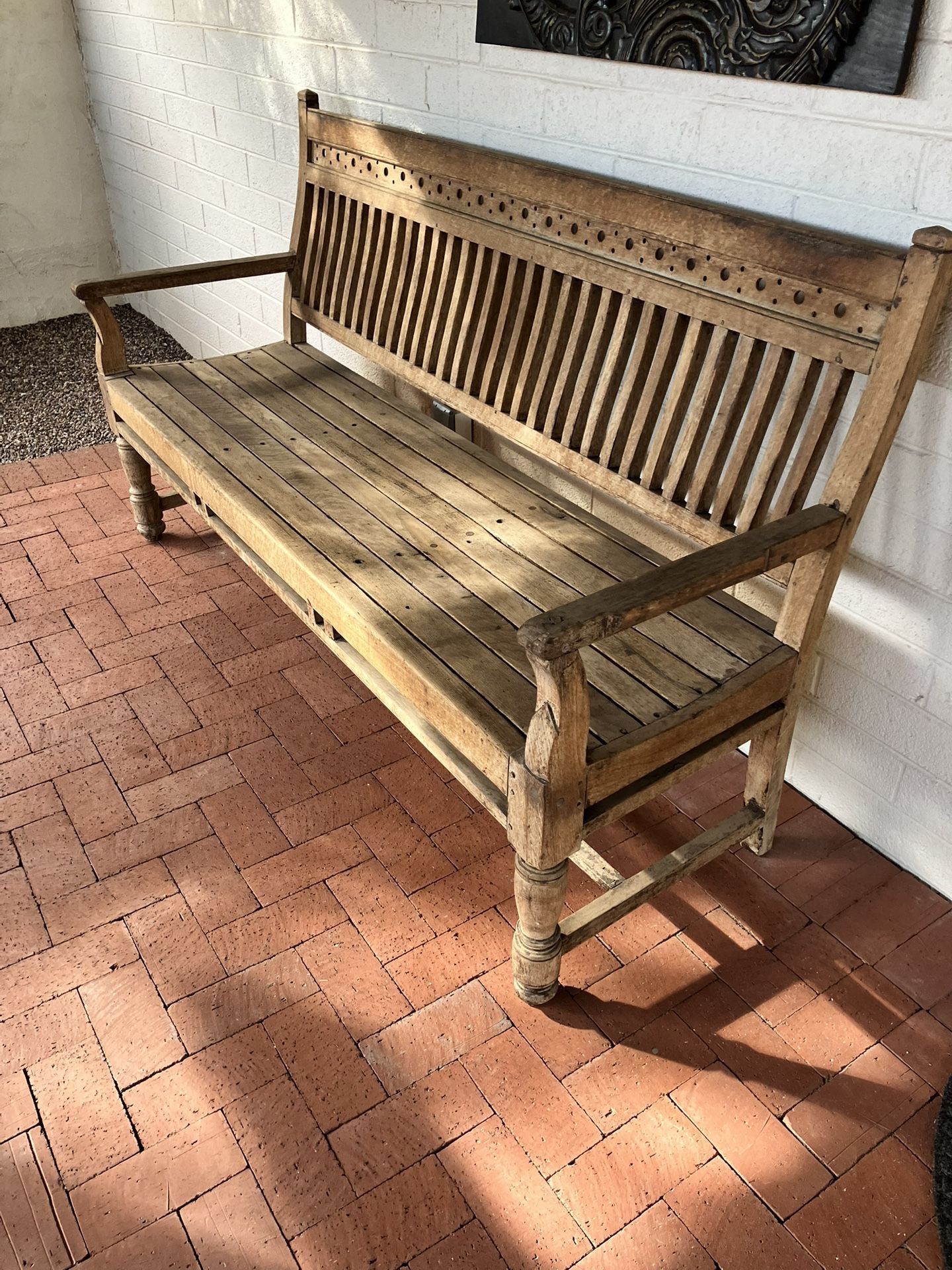 Vintage Wooden Bench