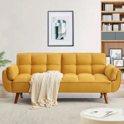 Yellow Sofa Bed Brand New In Box 