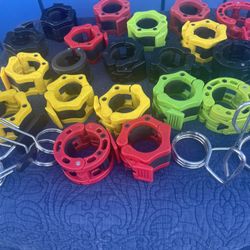 - Gym Gear … Barbell Collars !  Great Selection - New And Like New …. Cheap !  