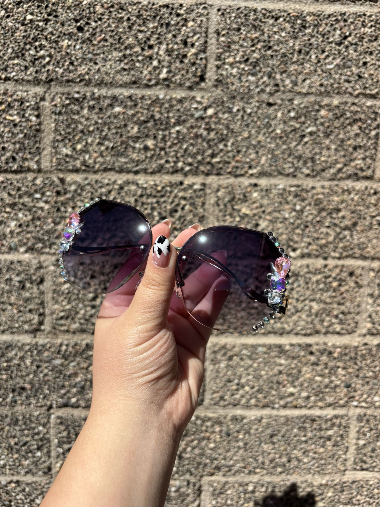 Fashion Sunglasses With Crystals