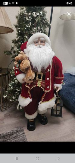Large Standing Santa Claus Christmas Decoration