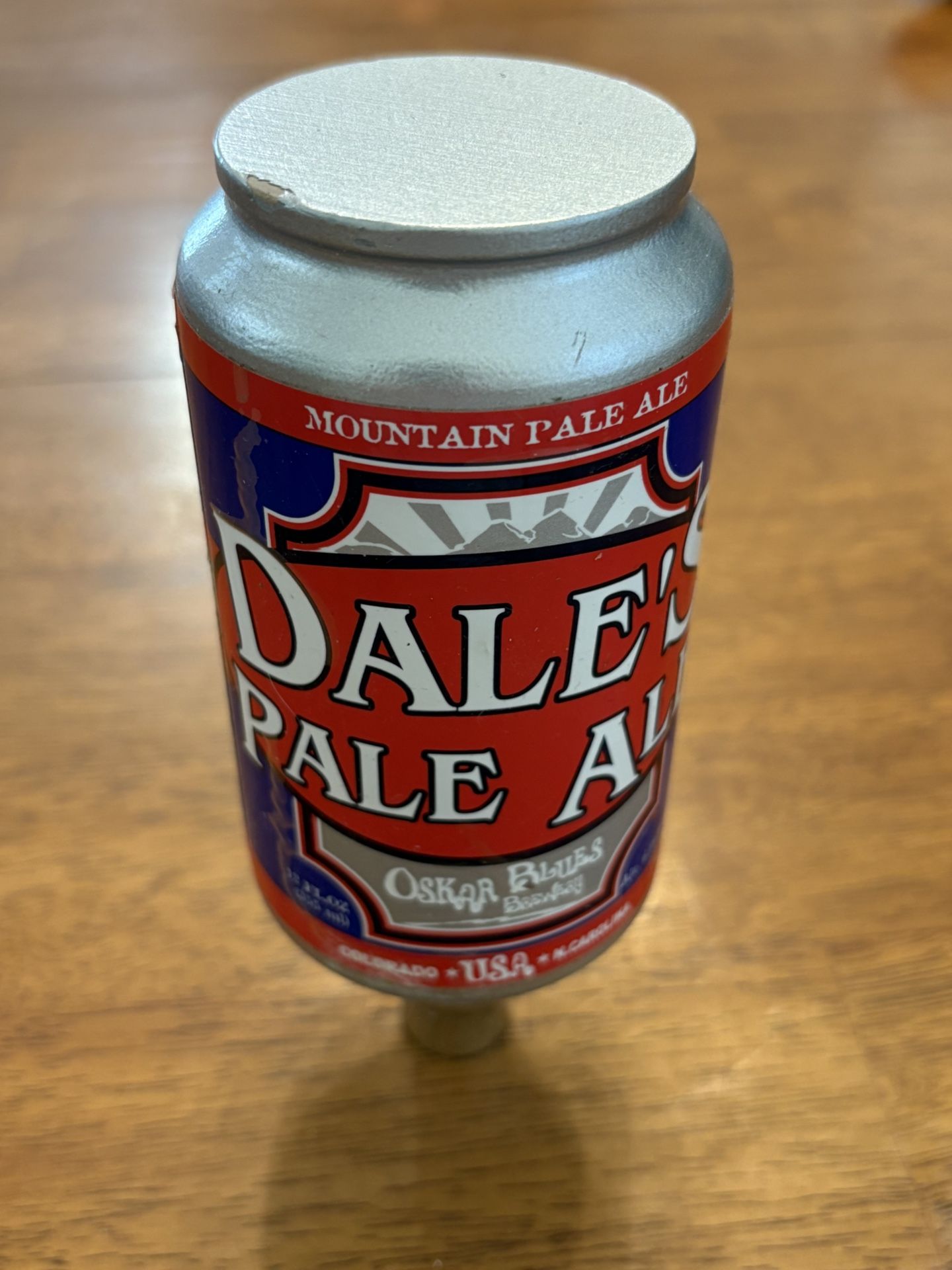 🇺🇸 Dale’s Pale Ale Tap Handle – Oskar Blues Brewery – Beer Can Style 🍺