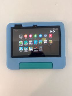 Amazon Fire 7 Kids Tablet (12th Gen) Blue Case