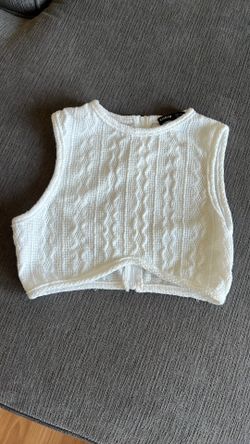 White Crop Top