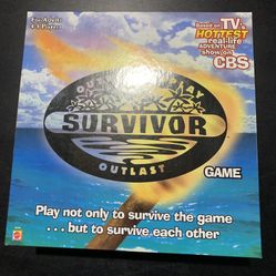 2000 Survivor Board Game Based On CBS/Paramount TV Show 