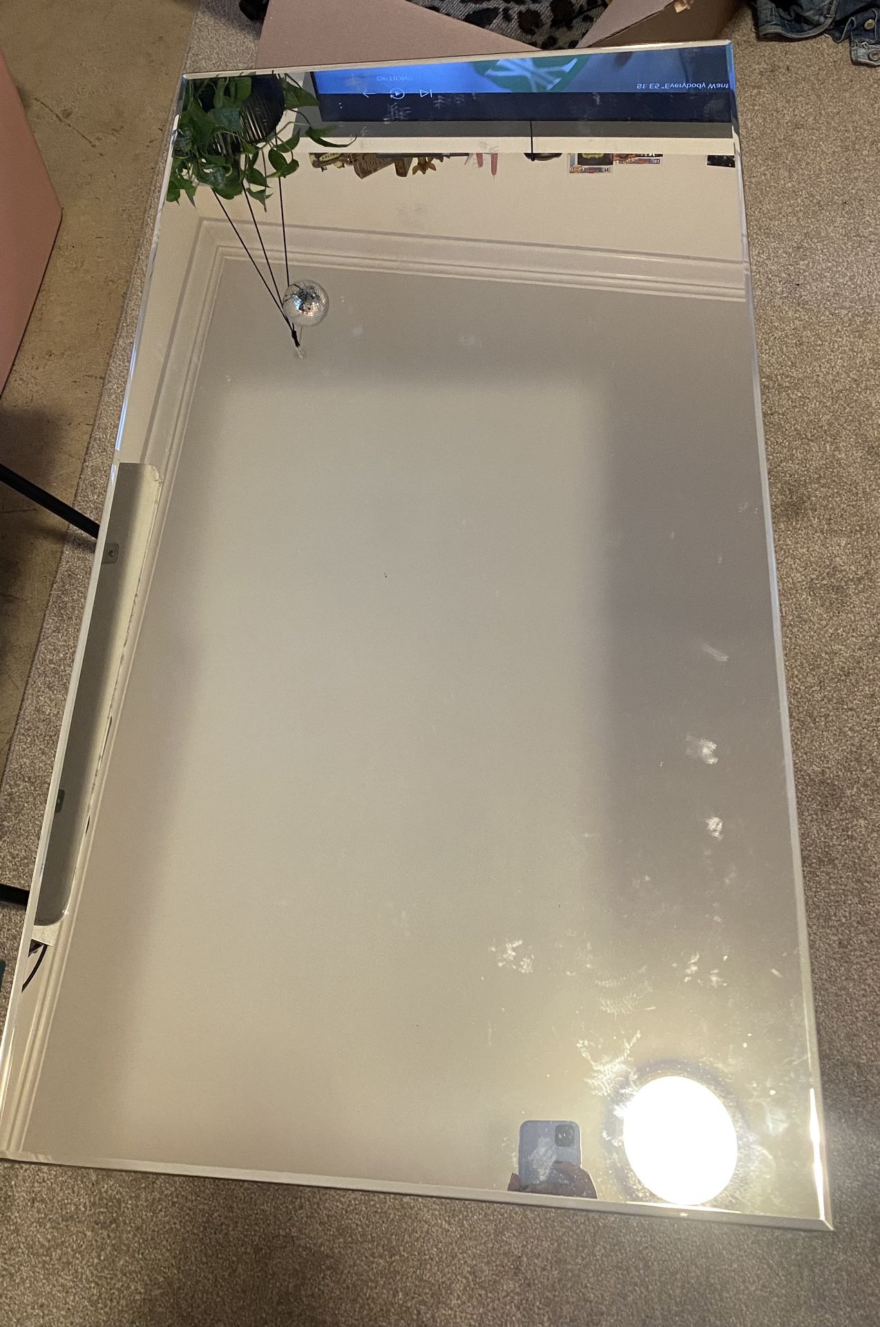 Mirror Glass Coffee Table