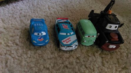 Cars Disney pixar set of 4