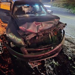 Front End Damaged 2008 Honda Accord